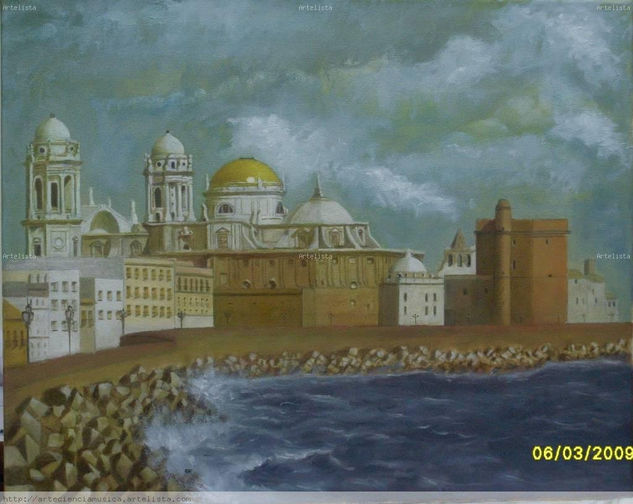 CÁDIZ RENACENTISTA Oil Canvas Marine Painting