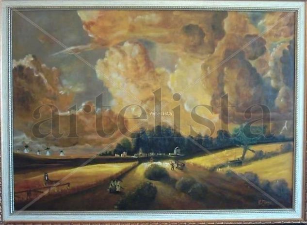 CAMPO DE TRIGO Oil Canvas Landscaping