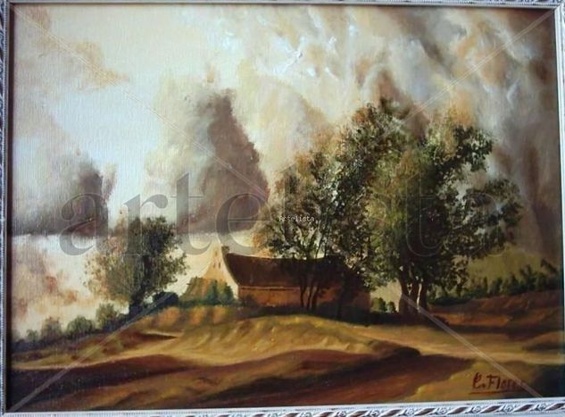 LA CABAÑA Oil Canvas Landscaping