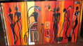 africa abstracto rojizo intenso