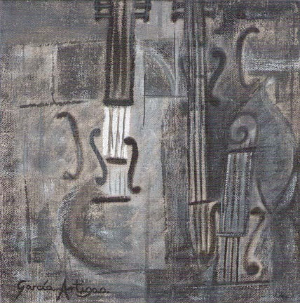 Tres violines