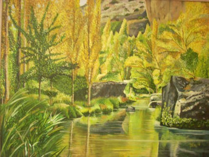 Río Júcar en otoño