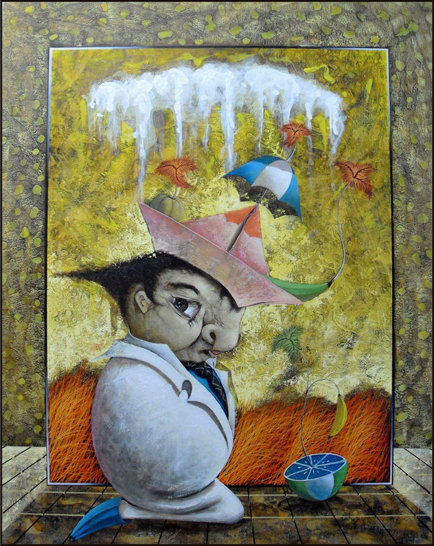 El gordo de la pelota naranja