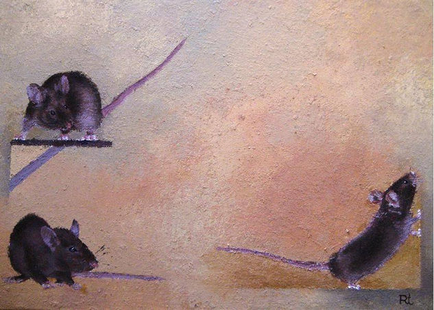 Ratas y ratones Others Canvas Animals