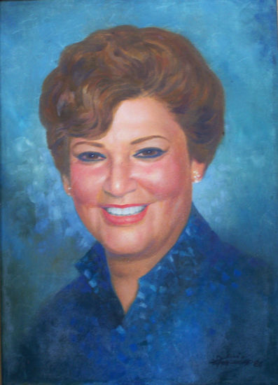 YOLANDA VALVERDE Oil Canvas Portrait