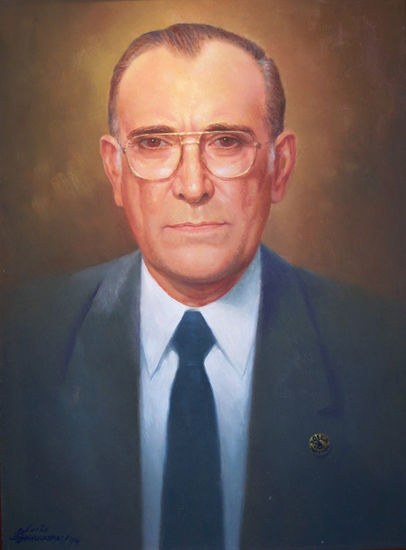 SR. CARLOS VERGARA CAMACHO Óleo Lienzo Retrato