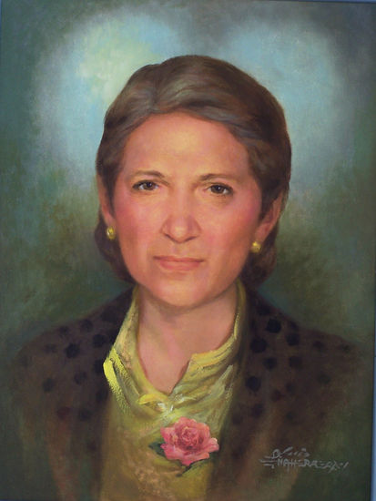 ROSITA BERMEO Oil Canvas Portrait