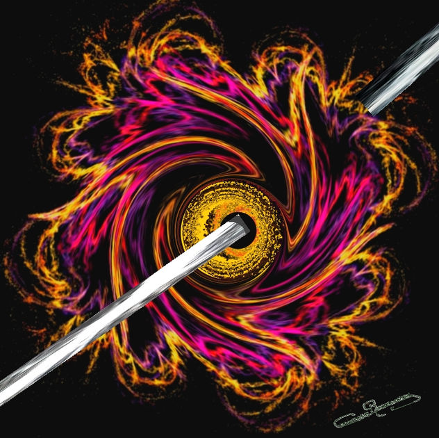 BLACK  HOLE    EMITIENDO  RAYOS  GAMA