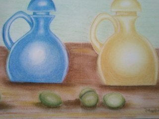 a la cocina Pastel Canvas Others