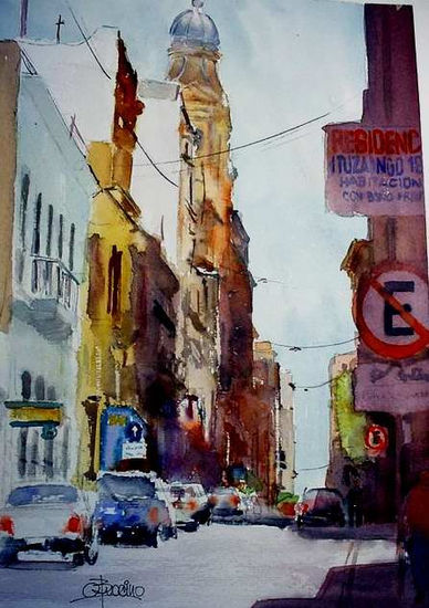 Montevideo  Viejo Watercolour Paper Landscaping