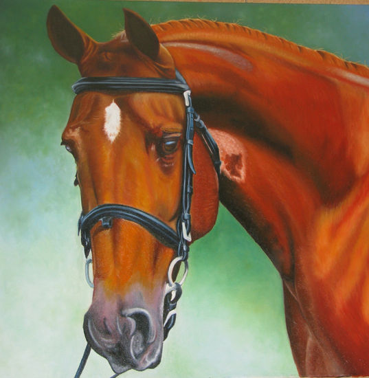 caballo Oil Canvas Landscaping