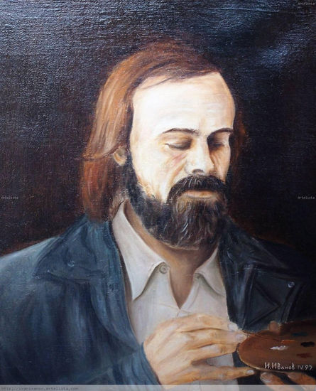 Autoretrato Óleo Lienzo Retrato