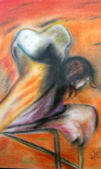 Mujer atada Pastel Papel Otros