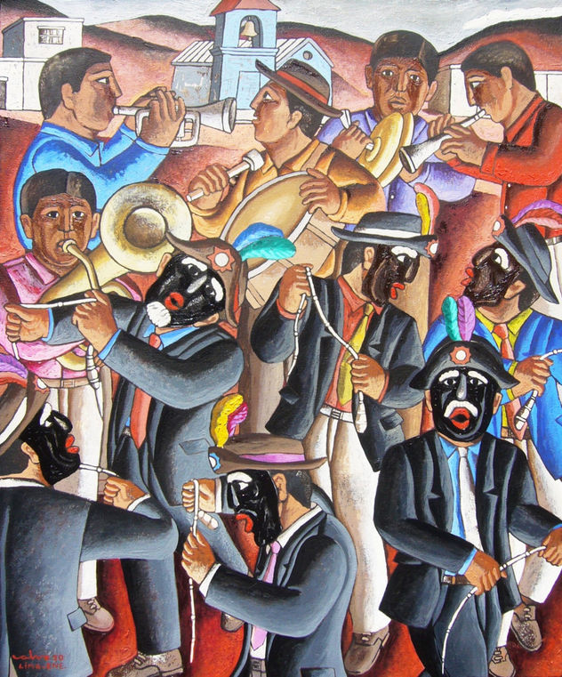 Músicos y negrería de Yauyos