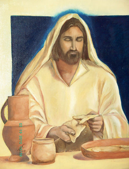 Jesús Oil Canvas Figure Painting