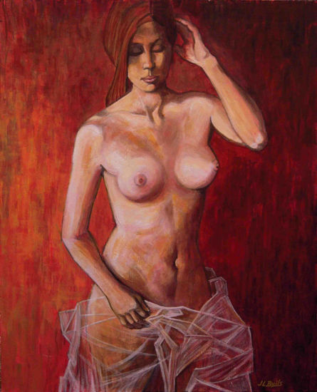 Diana Acrylic Panel Nude Paintings