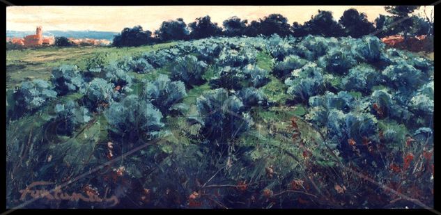 Coles (Caldes de Montbui) Oil Canvas Landscaping