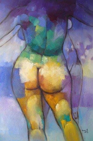 DANZA Óleo Lienzo Desnudos