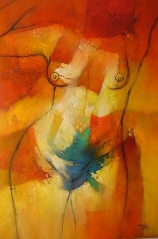 BEATRIZ Oil Canvas Nude Paintings