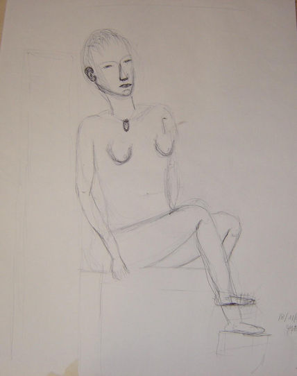 Nu, 48x64cm. 80€.