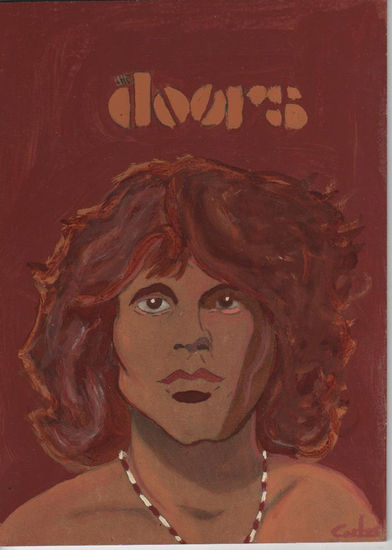 Jim Morrison Acrylic Panel Portrait