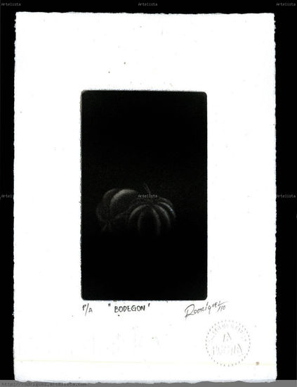 bodegon Mezzotint