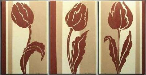 flor choco trip Oil Canvas Floral Painting