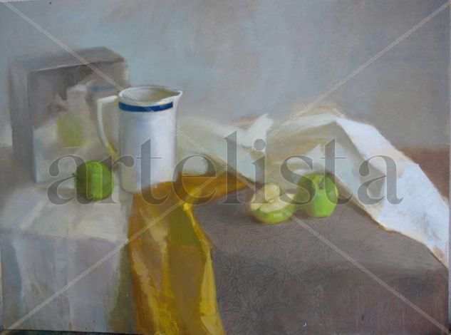 bodegón 1 Oil Card Still Life Paintings