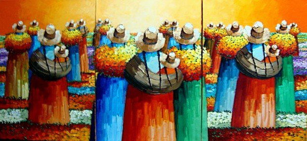 floristas(cholitas pañando)triptico 