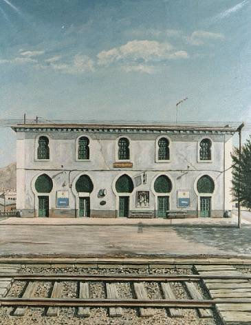 ESTACIÓN DE ALHAMA-MURCIA Oil Canvas Others