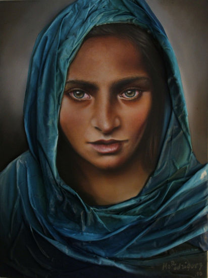 mujer irani Mixed media Canvas Portrait