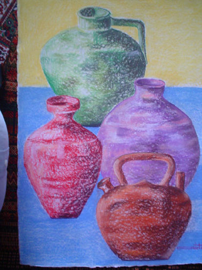 Cantaros de colores Pastel Paper