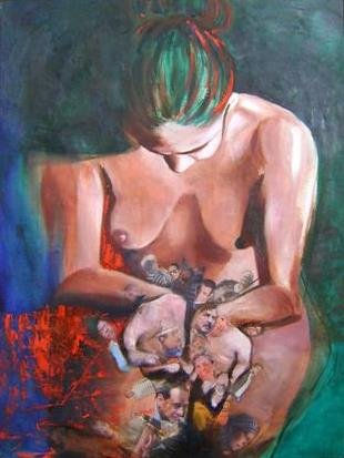 Magdalena Oil Canvas Figure Painting