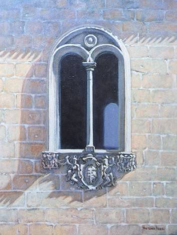 ventana del palacio de san esteban-murcia Oil Canvas Others