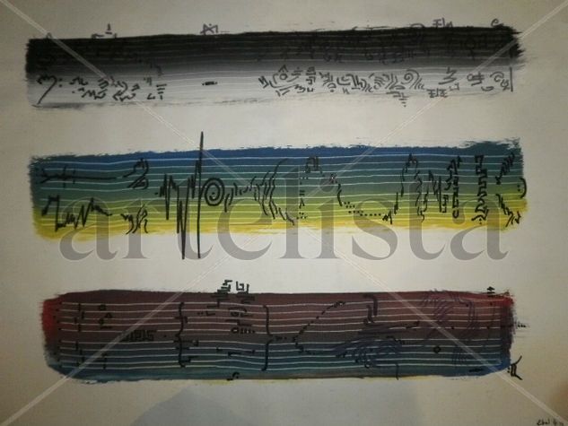 partitura de musica diferente para oidos diferentes para humanoides parecidos Acrylic Card Others