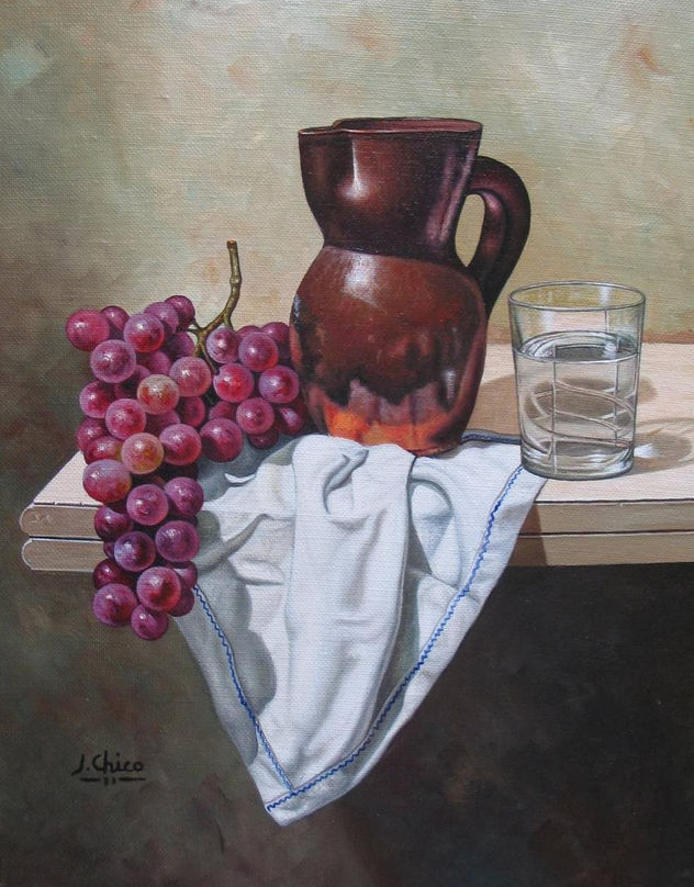 jarra con uvas