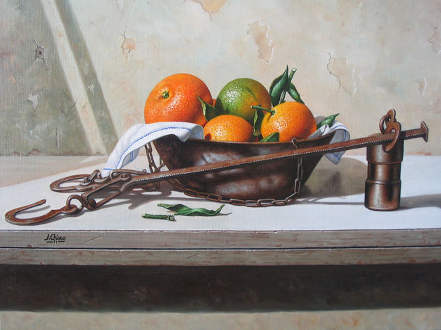 naranjas Oil Canvas Still Life Paintings