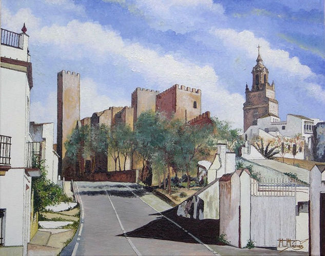 Carmona (Puerta de Sevilla) Oil Canvas Landscaping