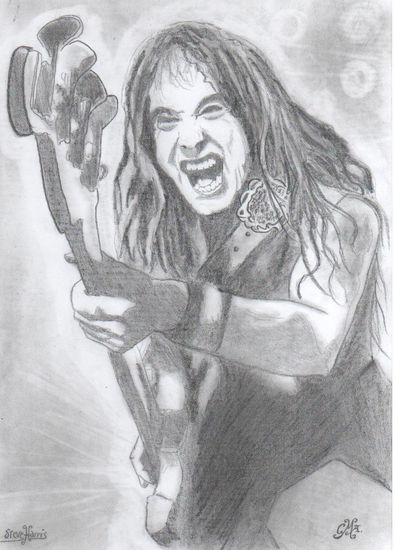 Steve Harris Charcoal