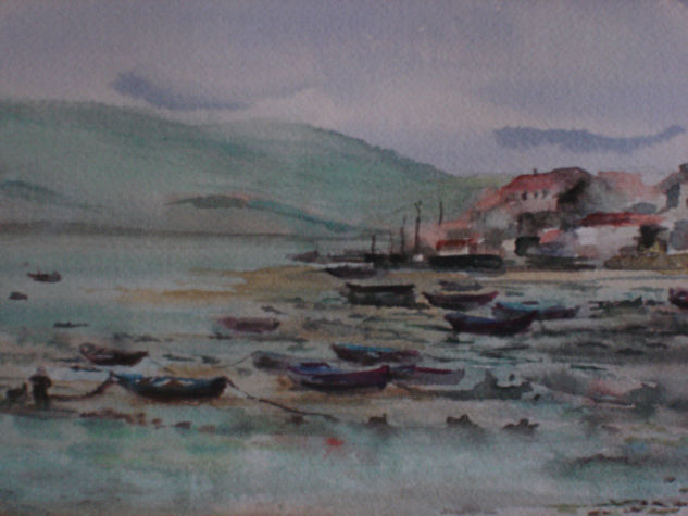 Mar Cantábrico Watercolour Paper Landscaping