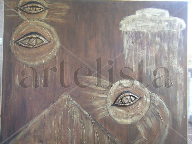 QUIEN TE OBSERVA Acrylic Canvas Others