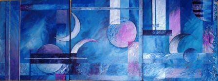 ESPACIO AZUL Acrylic Canvas Others