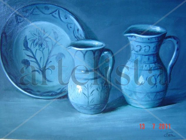 Ceramicas Oil Canvas Still Life Paintings