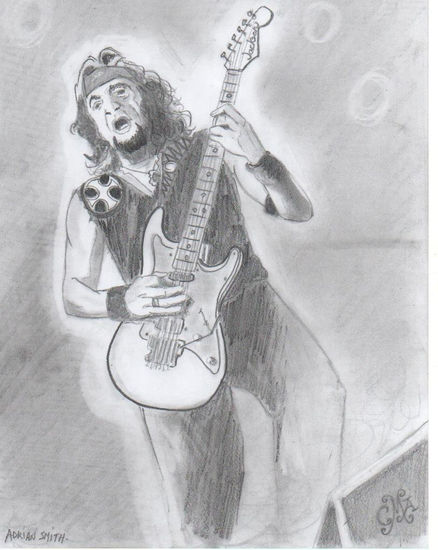 Adrian Smith Charcoal