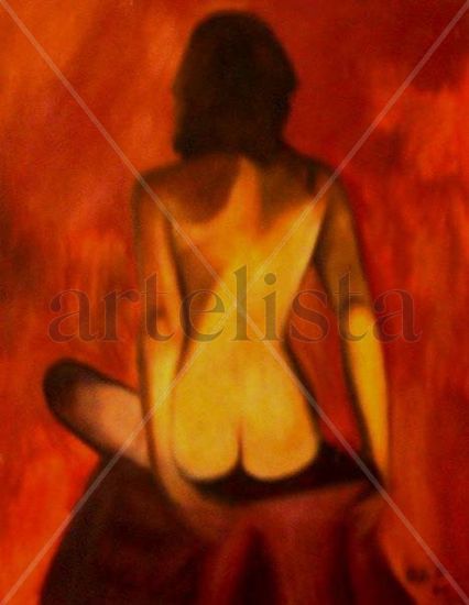 sola Oil Panel Nude Paintings