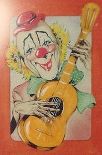 Payaso con guitarra