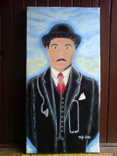 siervo de dios Acrylic Canvas Portrait