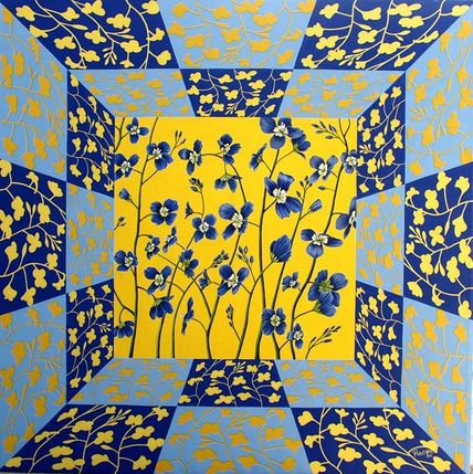 Flores azules