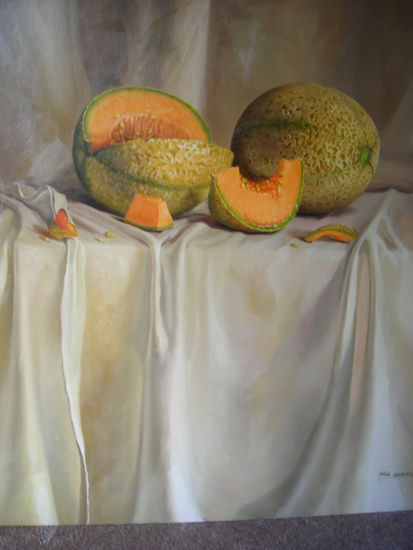 melones Oil Canvas Still Life Paintings