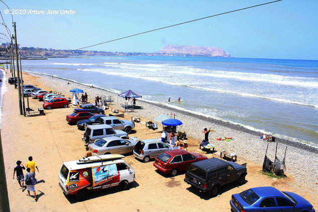 Playa Surfista Viajes Color (Digital)